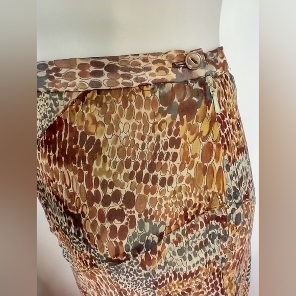 VINTAGE RAYON FULL SKIRT - Picture 6 of 6